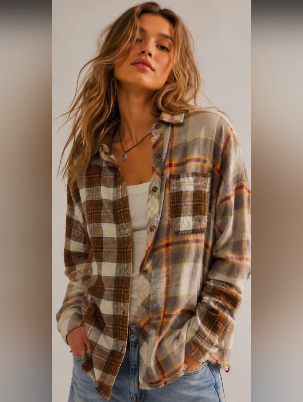 Urban Outfitters BDG Plaid Flannel Shirt *Large * Oversized *NWOT